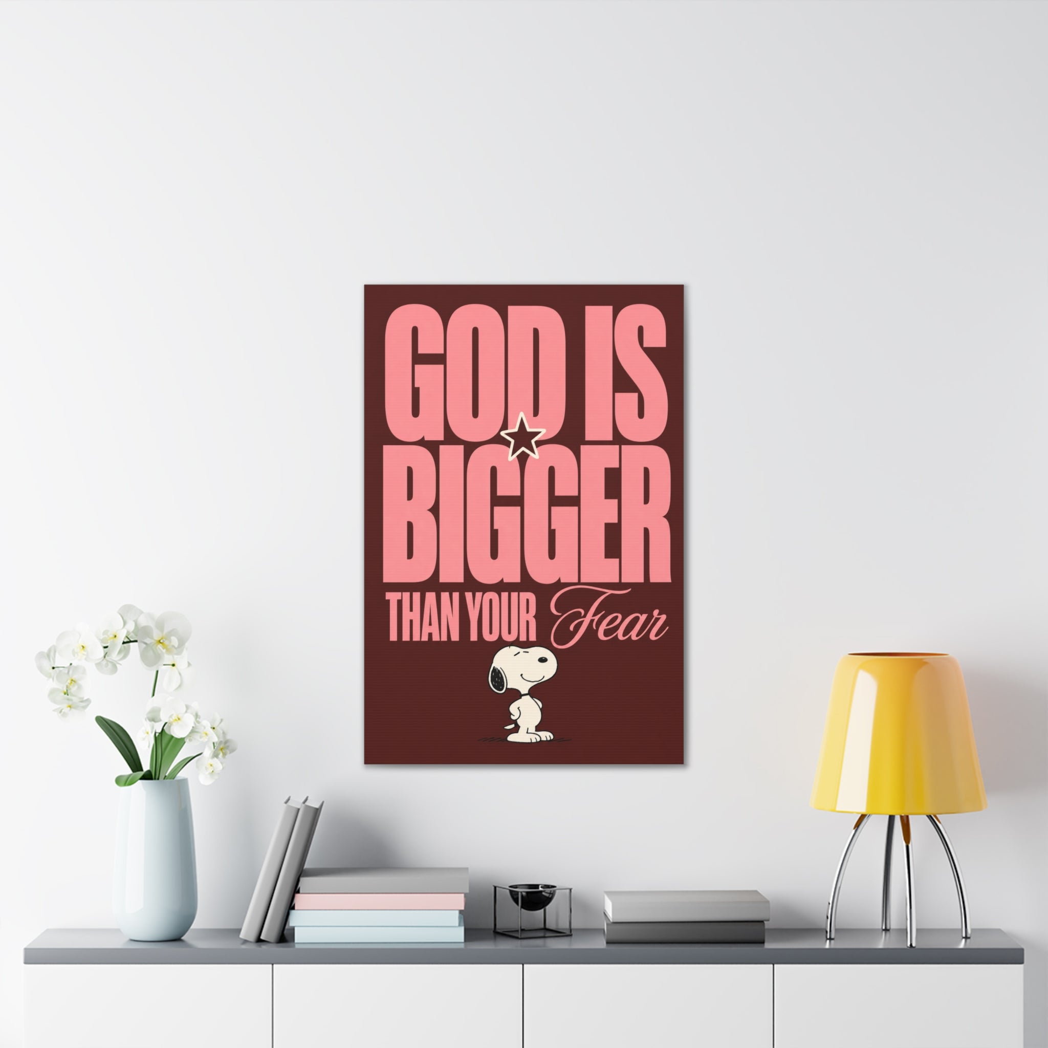 God Is Bigger Canvas