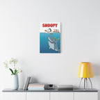 Snoopy Jaws Remake Canvas