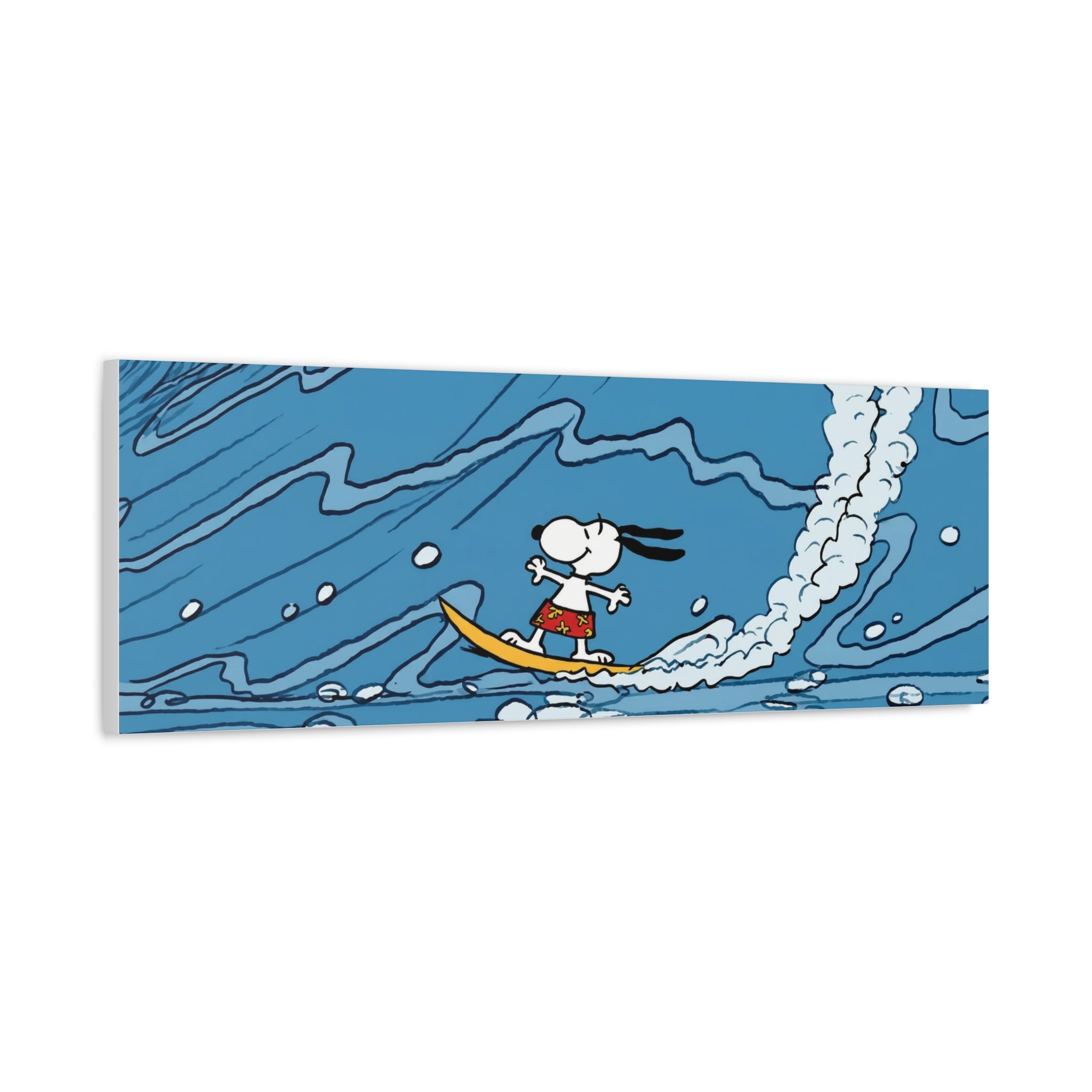 Surfing Snoopy Canvas