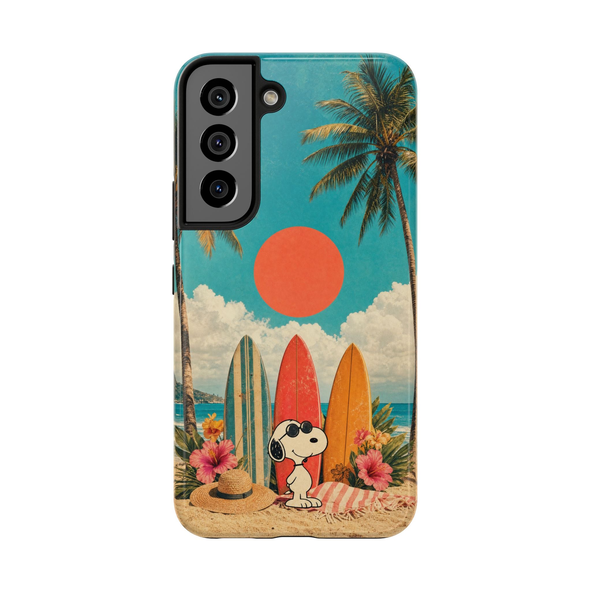 Retro Beach Sun Case