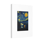 Snoopy Paris Autumn Canvas