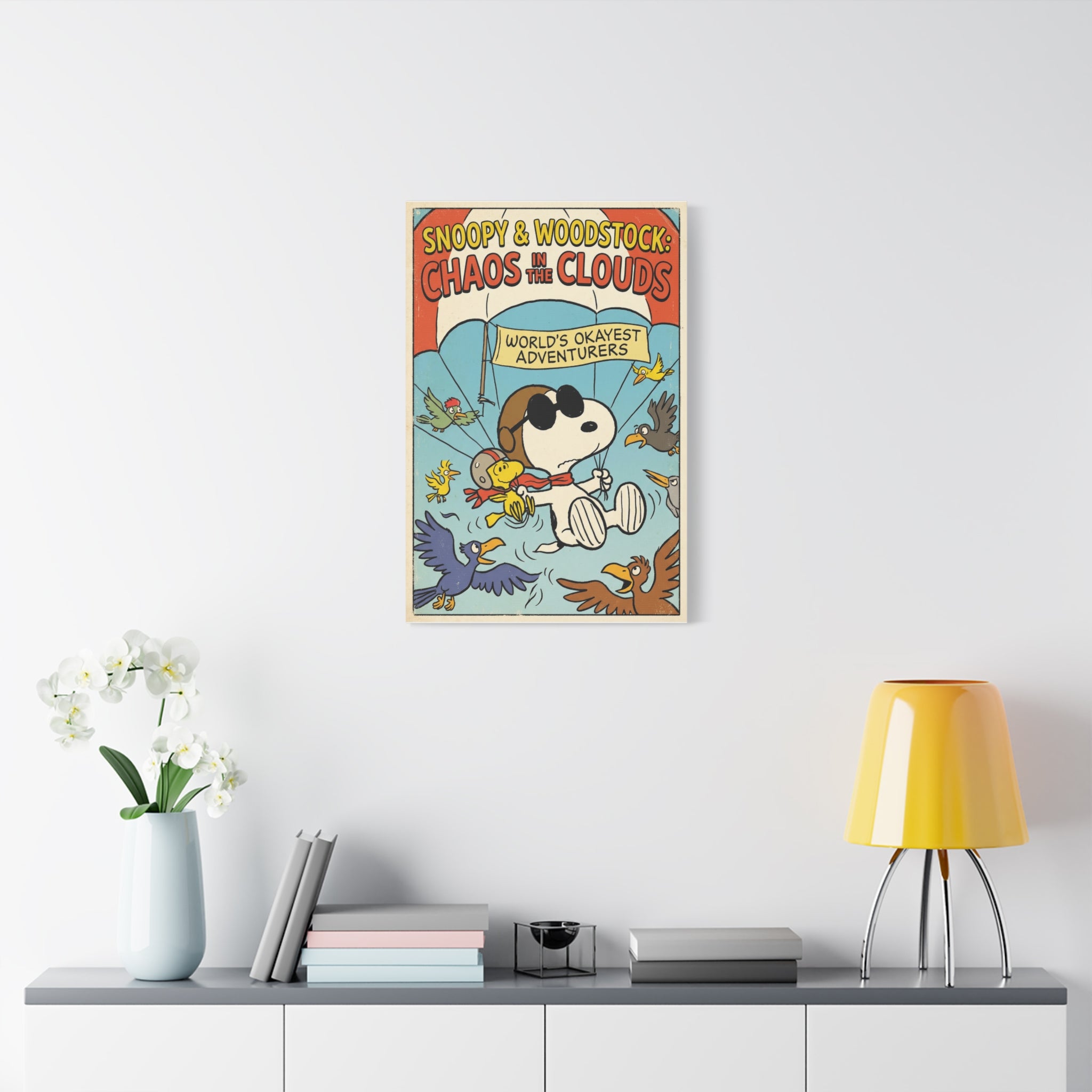 Chaos In Clouds Canvas