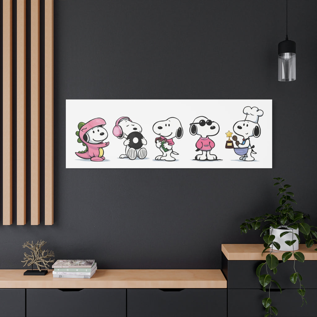 Snoopy Lineup Canvas
