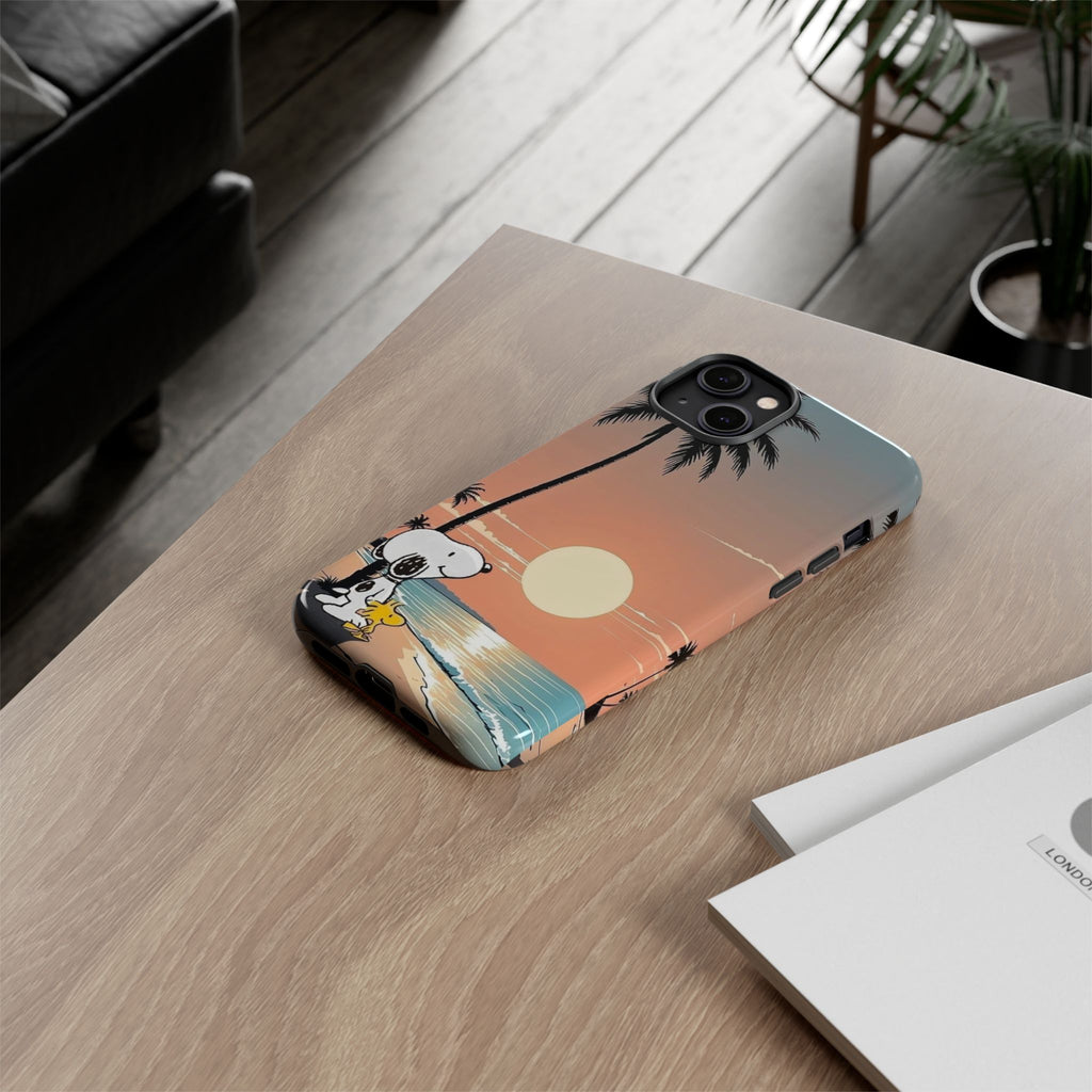 Snoopy Beach Sunset Phone Case