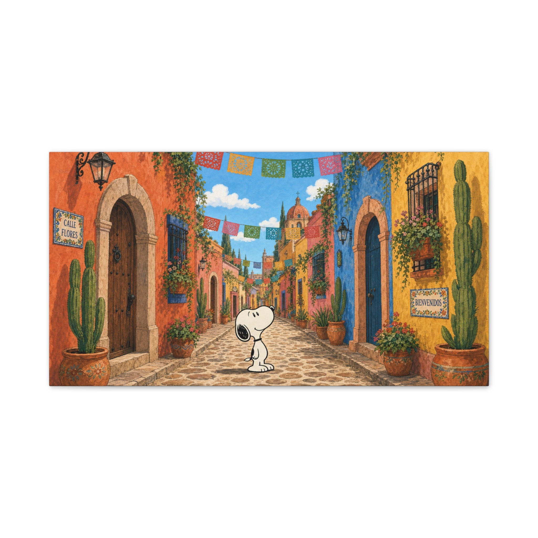 Mexican Street Canvas