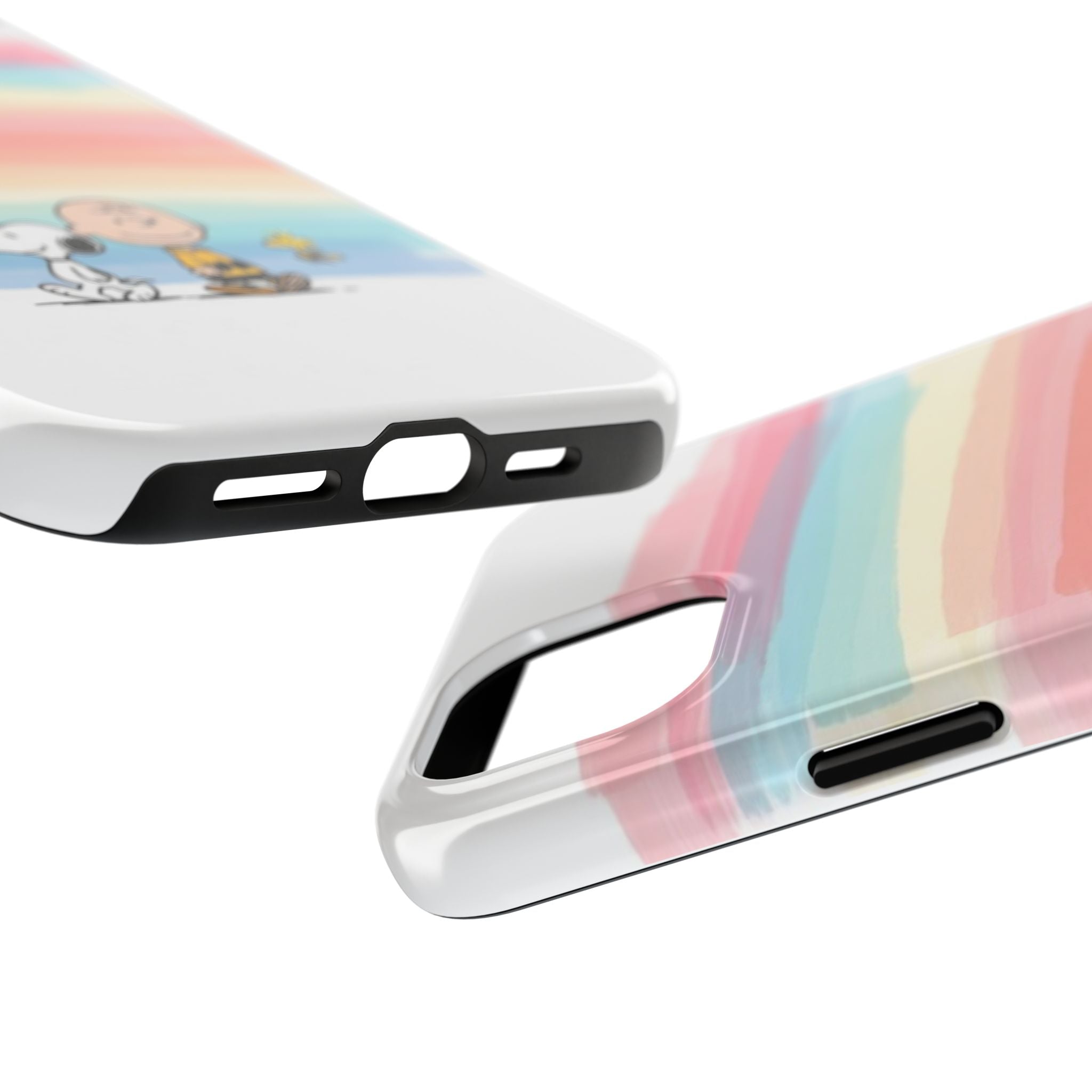 Pastel Stripe Peanuts Phone Case