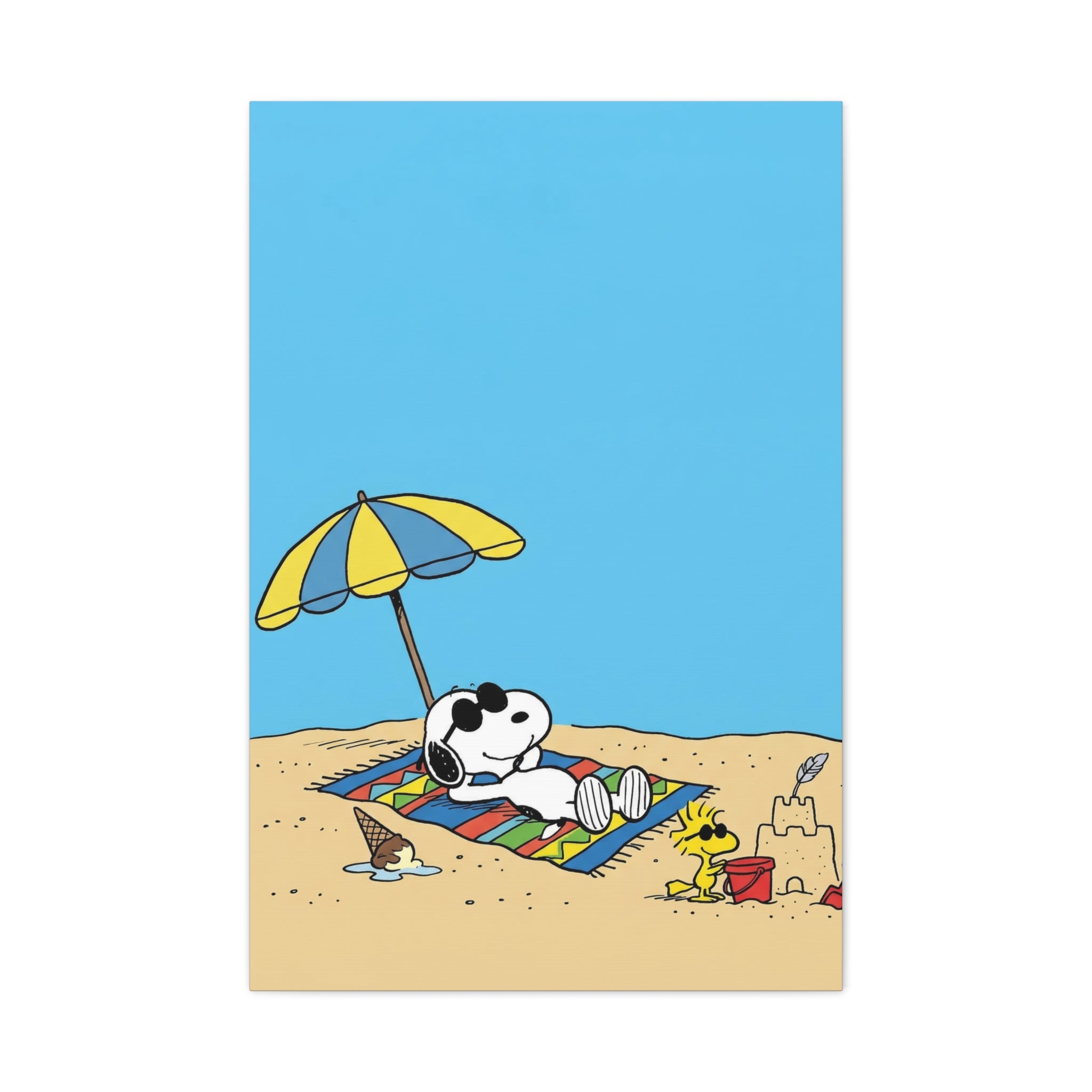 Beach Relaxation Canvas