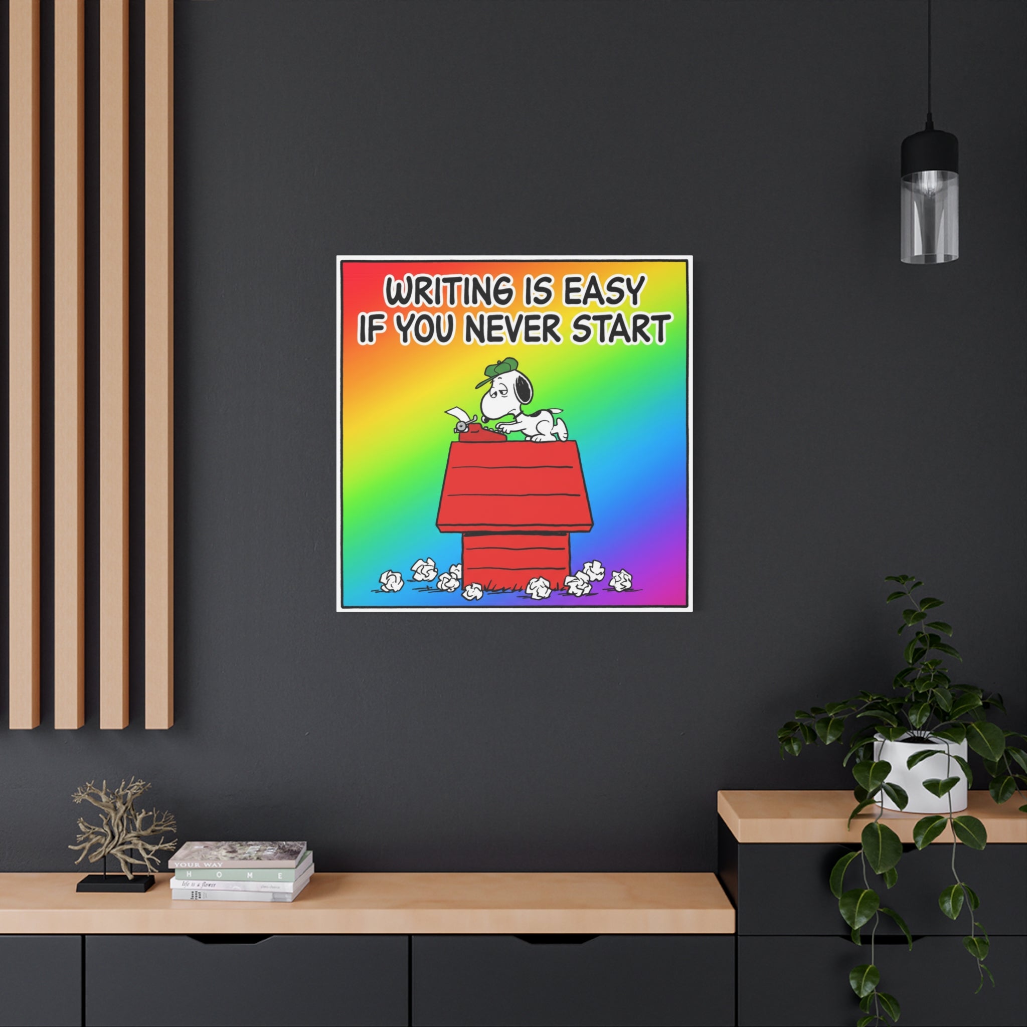 Writing Is Easy Canvas