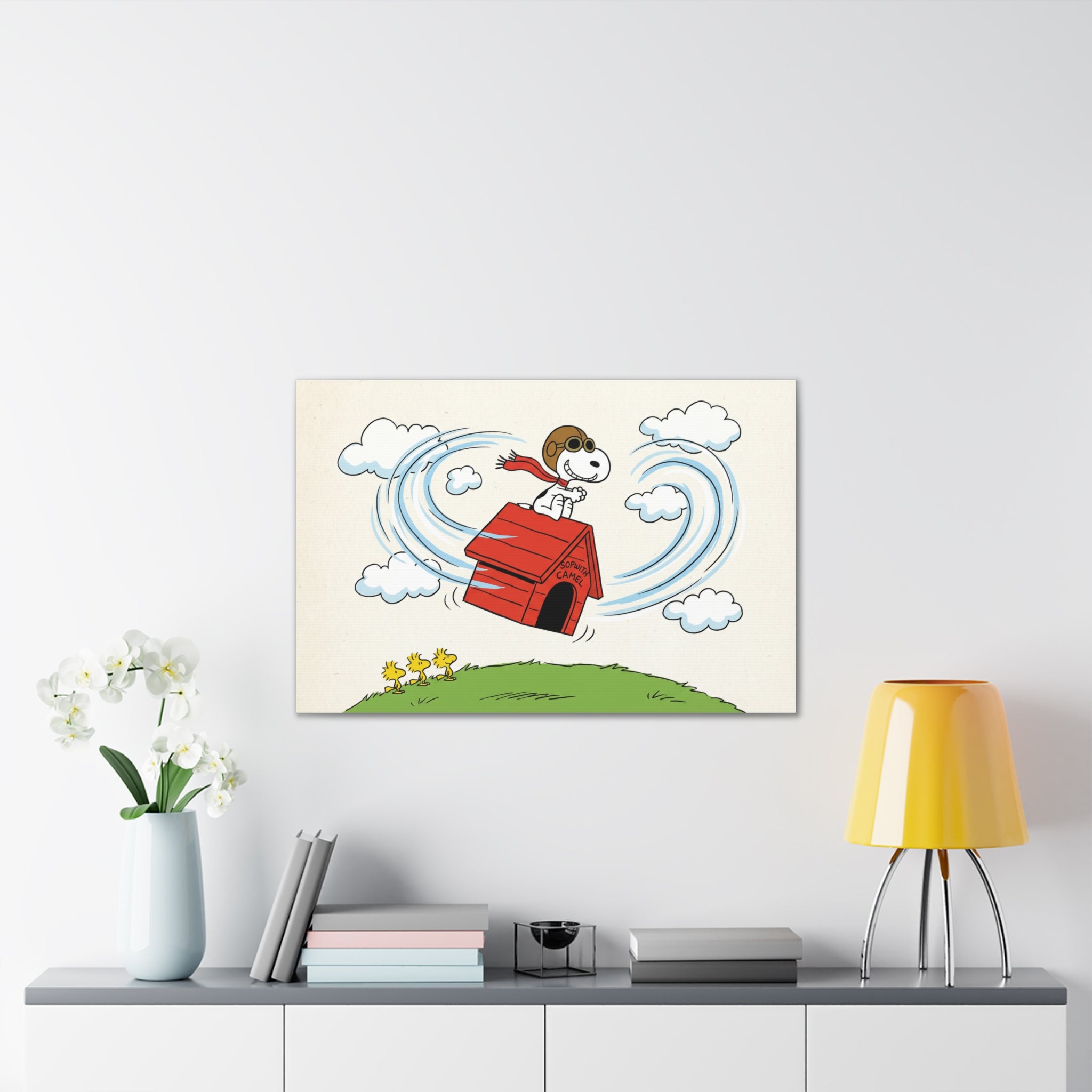 Flying Beagle Canvas