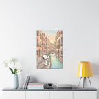 Snoopy in Venice Canvas