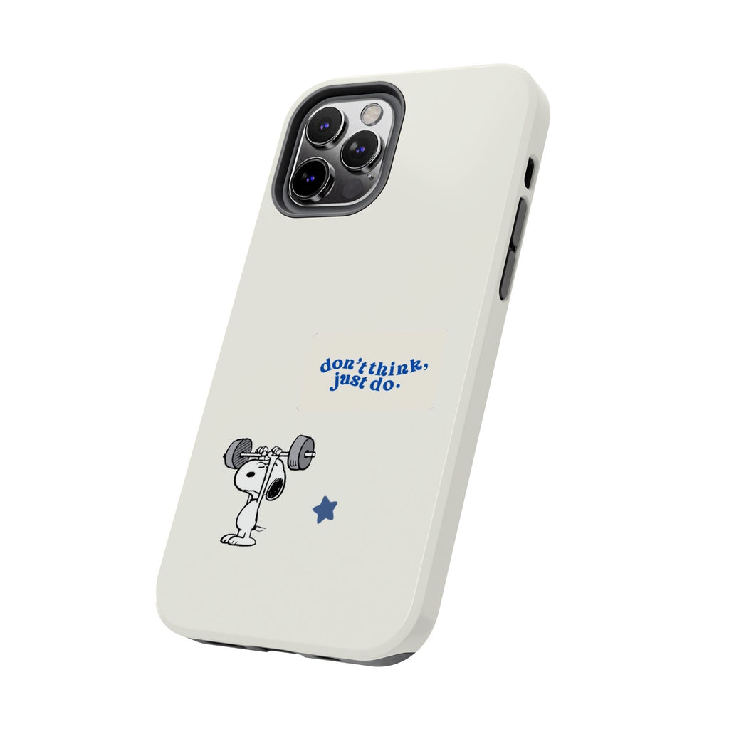 Snoopy Weightlifting Phone Case