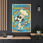 Snack Time Pizza Canvas