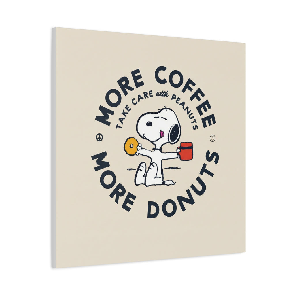 Coffee And Donuts Canvas