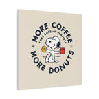 Coffee And Donuts Canvas