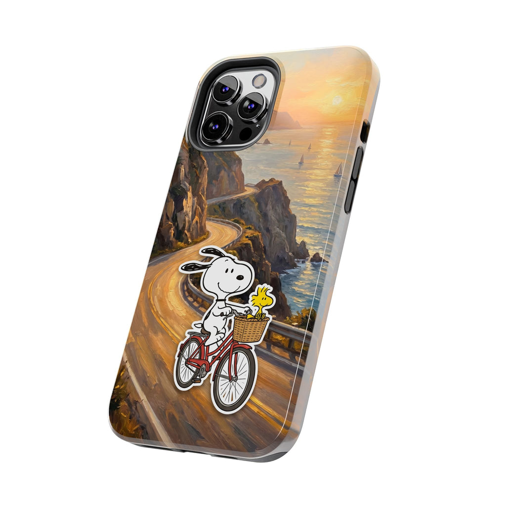 Snoopy Woodstock Bicycle Phone Case
