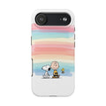 Pastel Stripe Peanuts Phone Case