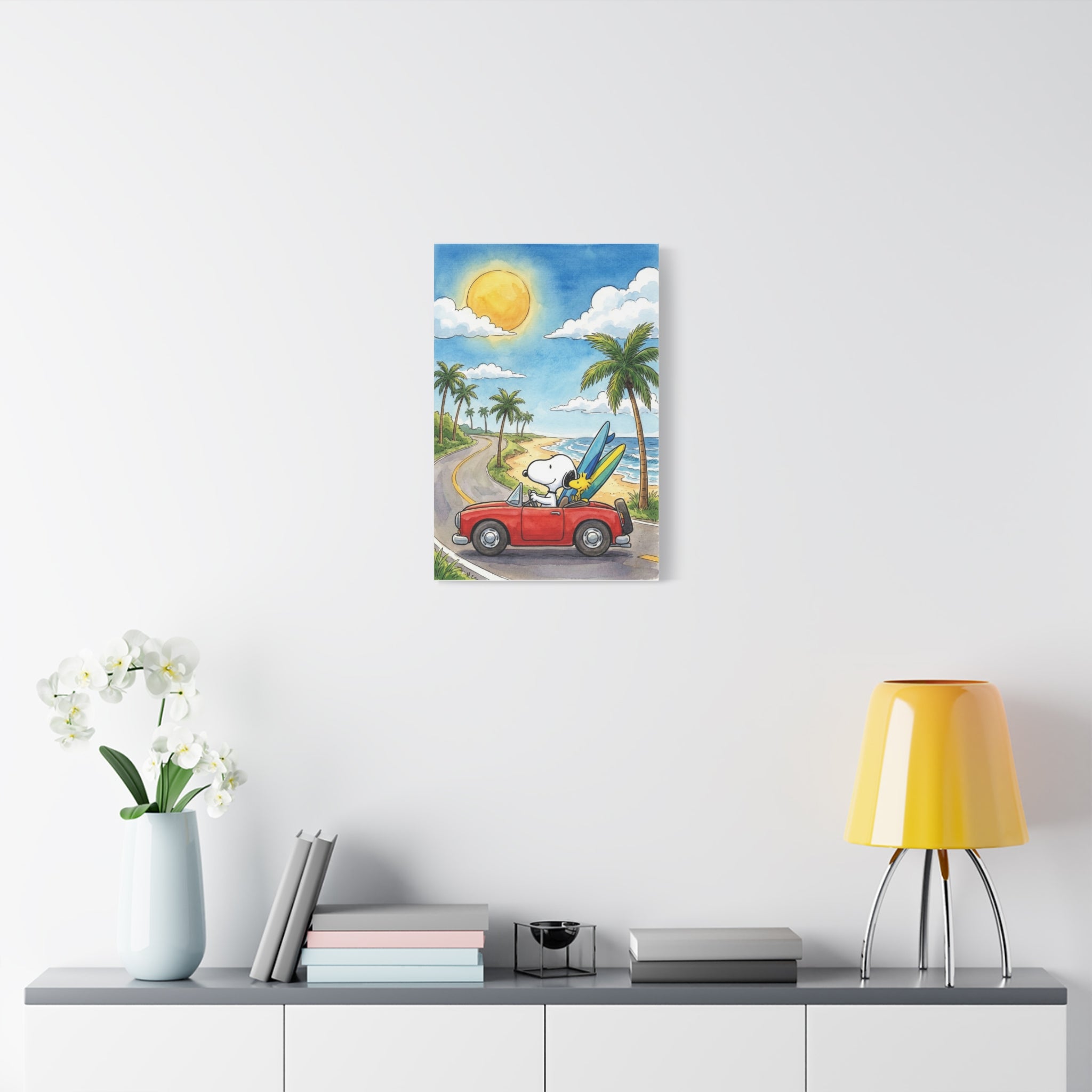Surf Dog Road Trip Canvas