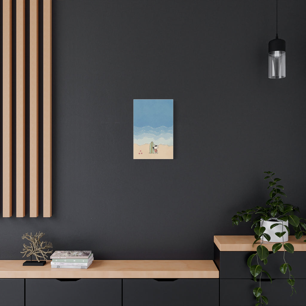 Snoopy Surfing Canvas