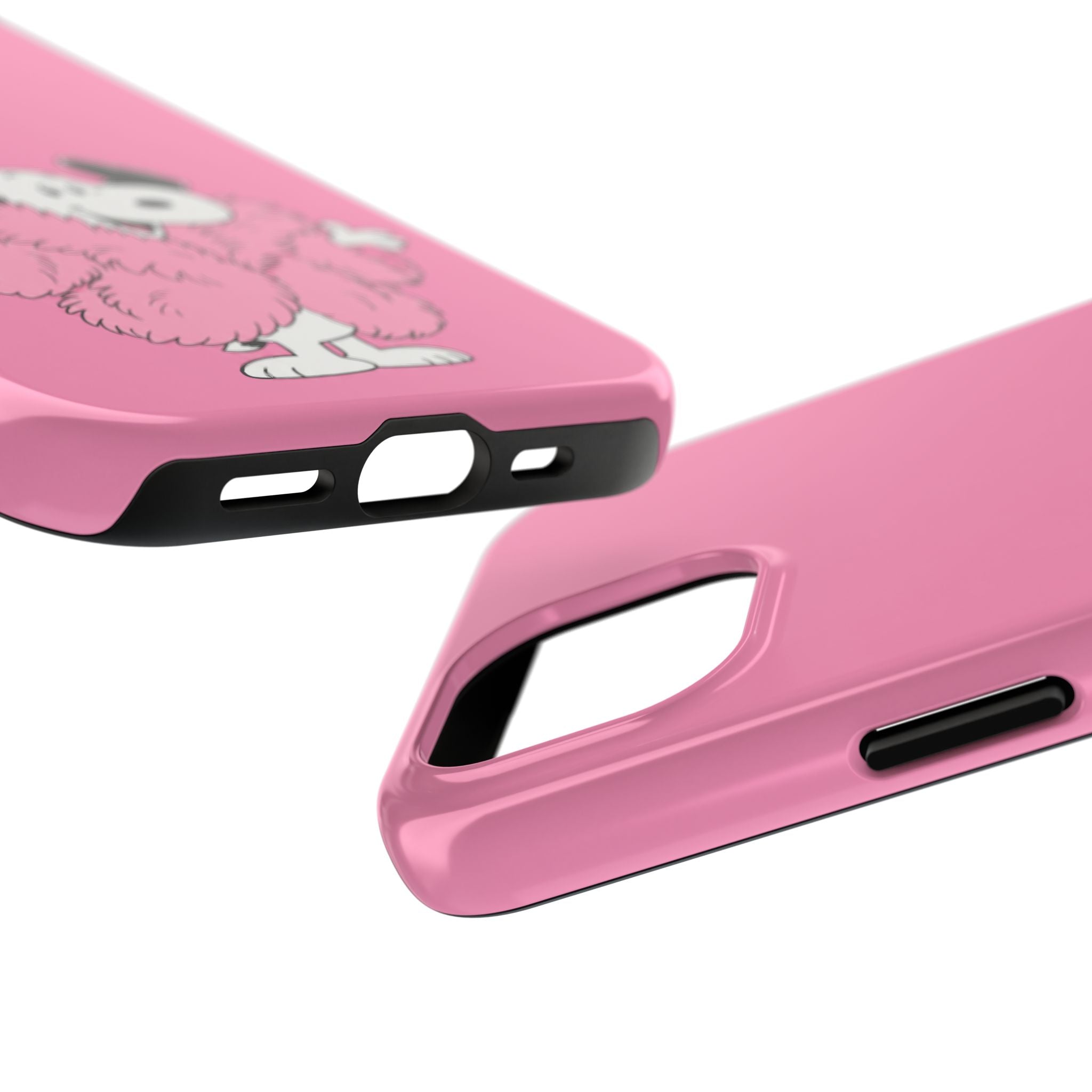 Pink Fuzzy Coat Case
