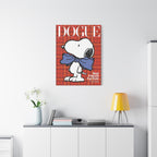 Snoopy Dogue Plaid Canvas
