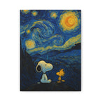 Starry Night Friends Canvas