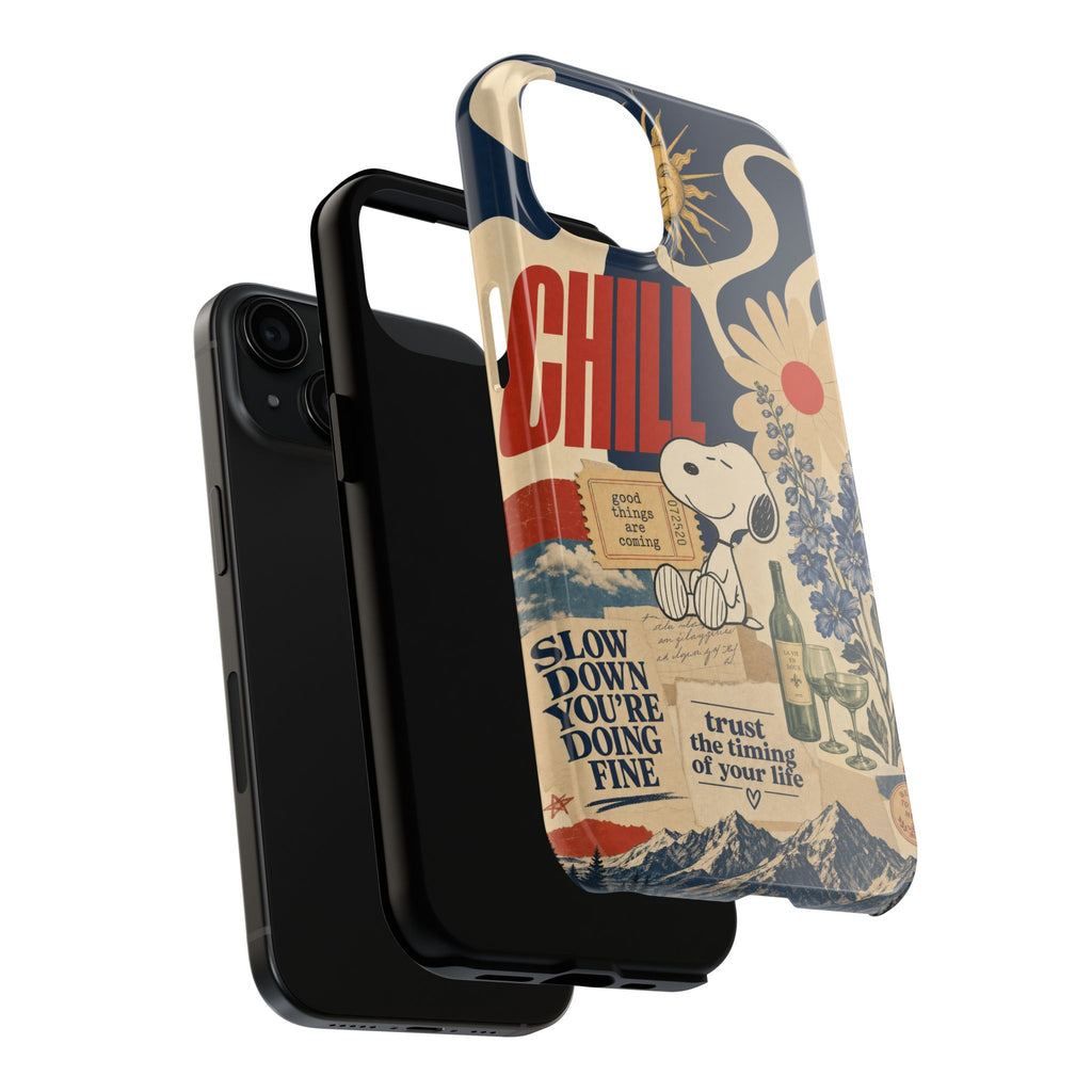 Snoopy Chill Collage Case