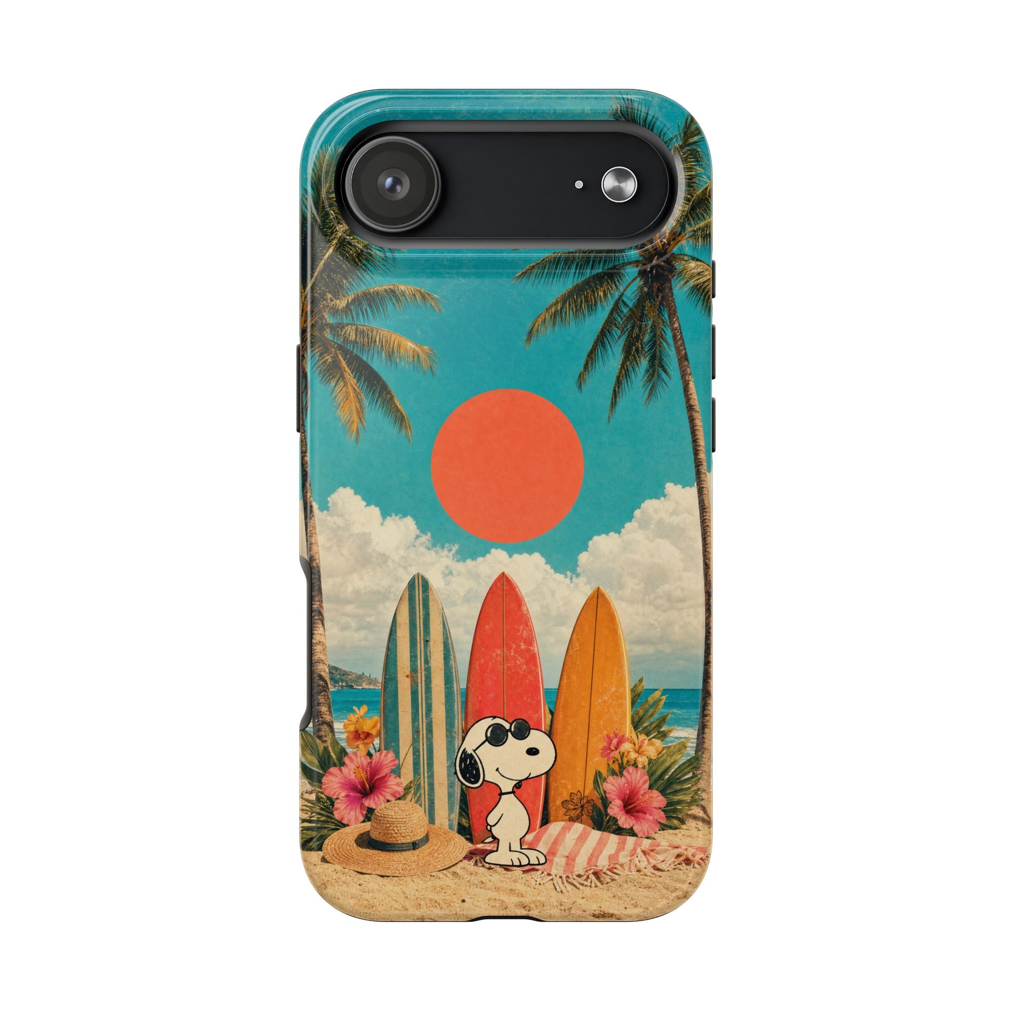 Retro Beach Sun Case
