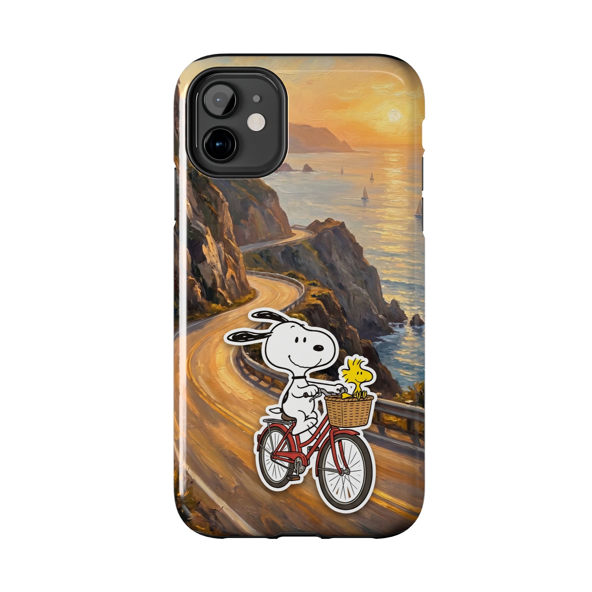 Snoopy Woodstock Bicycle Phone Case
