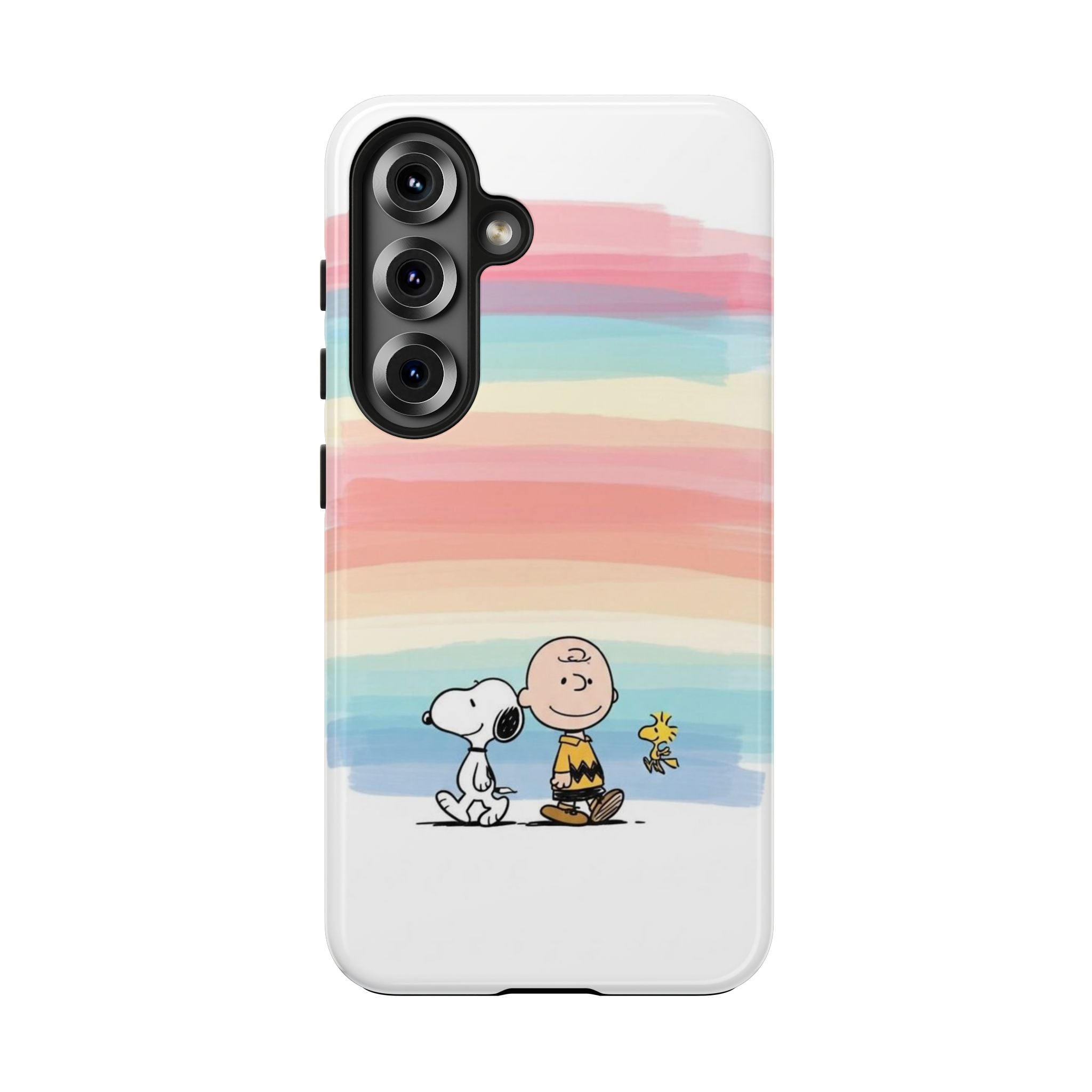 Rainbow Stripe Snoopy Phone Case