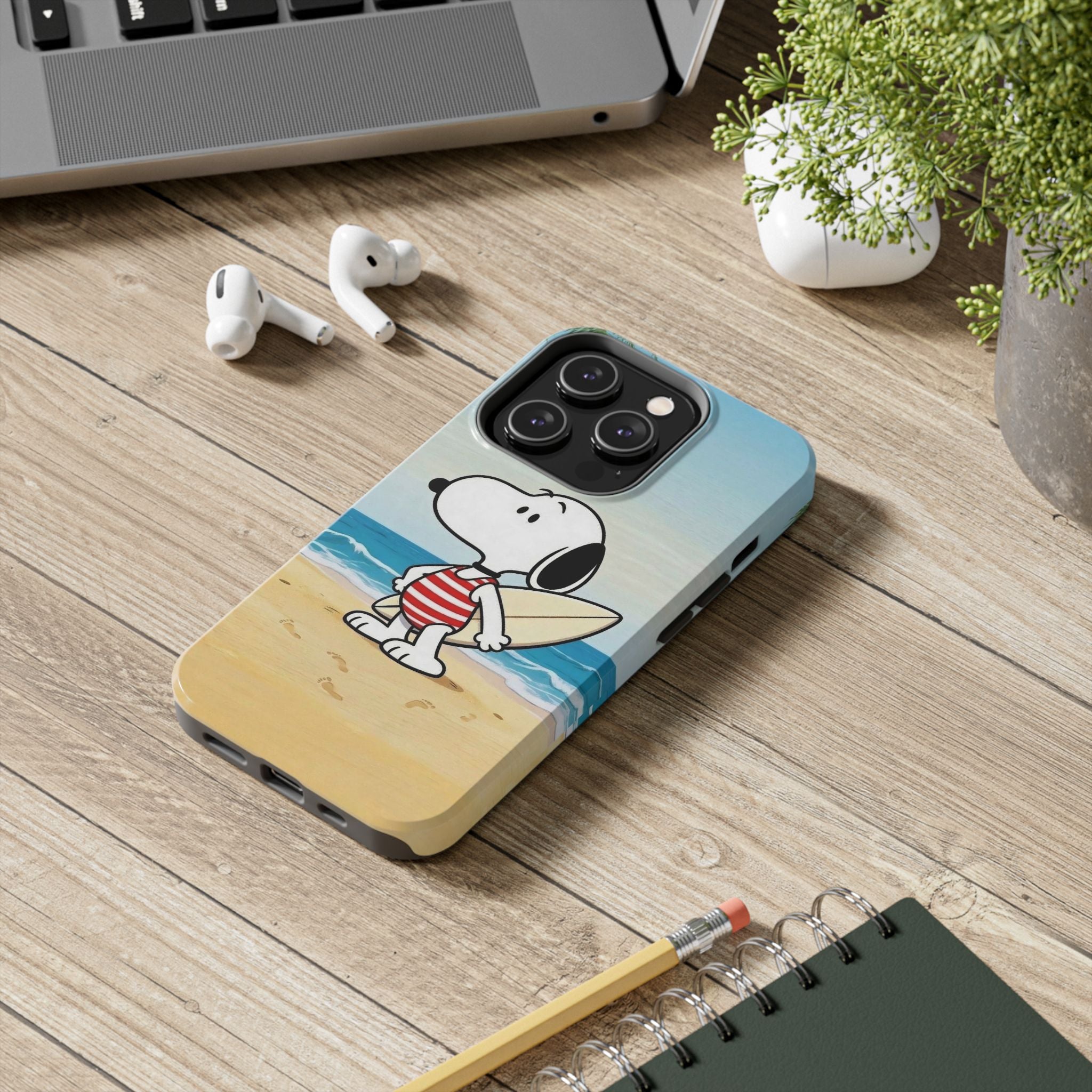Beach Cartoon Surf Case