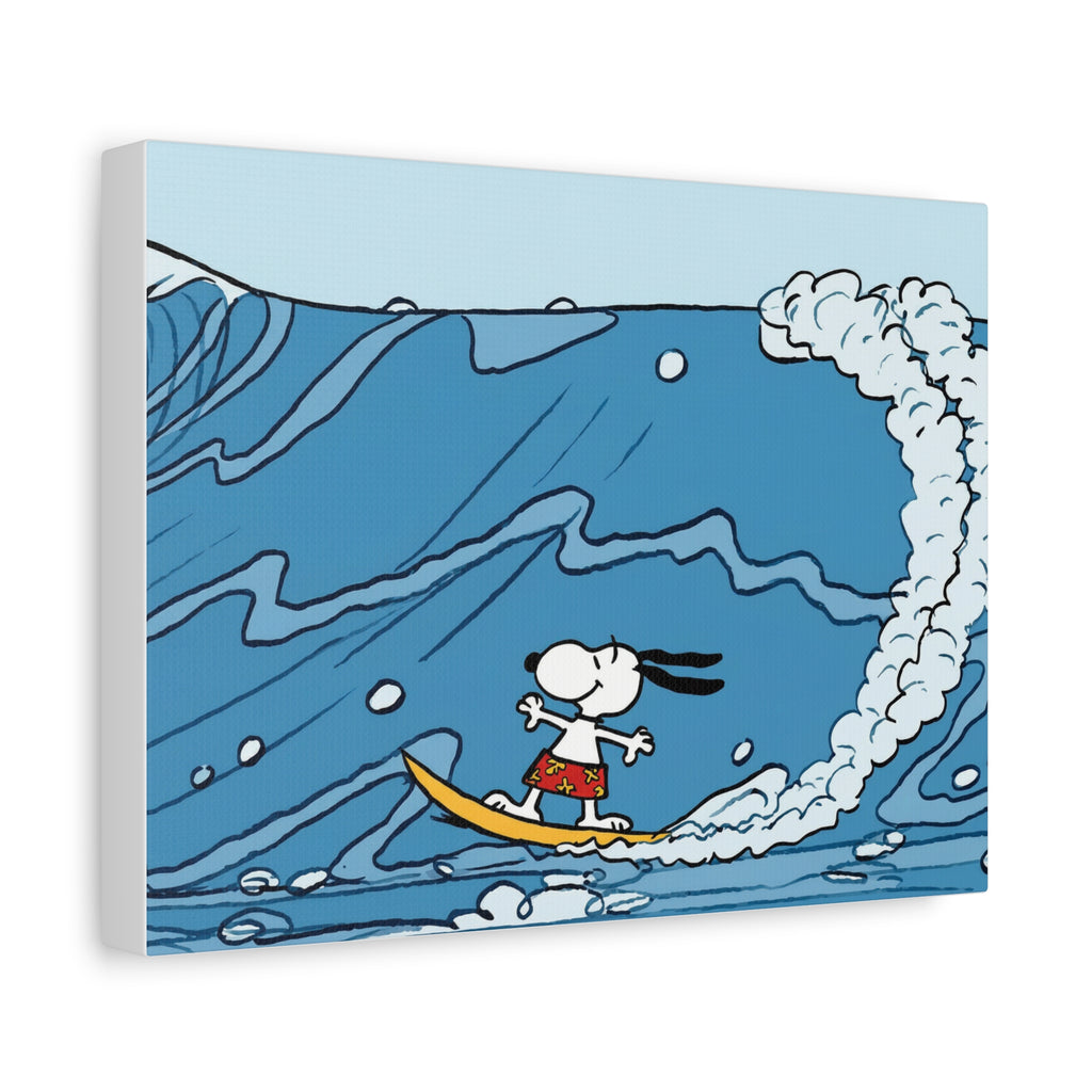 Surfing Snoopy Canvas