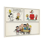 Peanuts Comic Strip Canvas