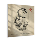 Zen Snoopy Woodstock Canvas