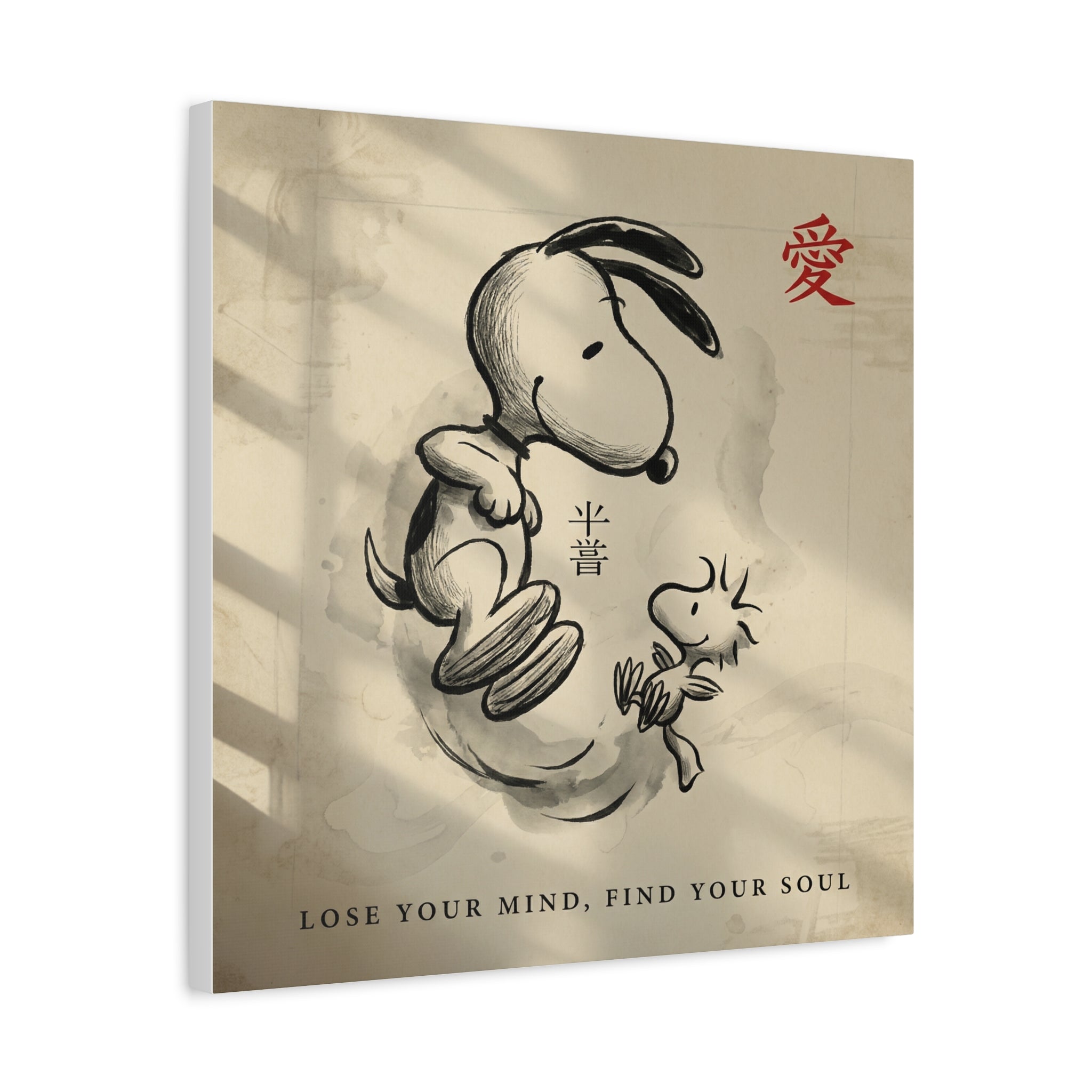 Zen Snoopy Woodstock Canvas