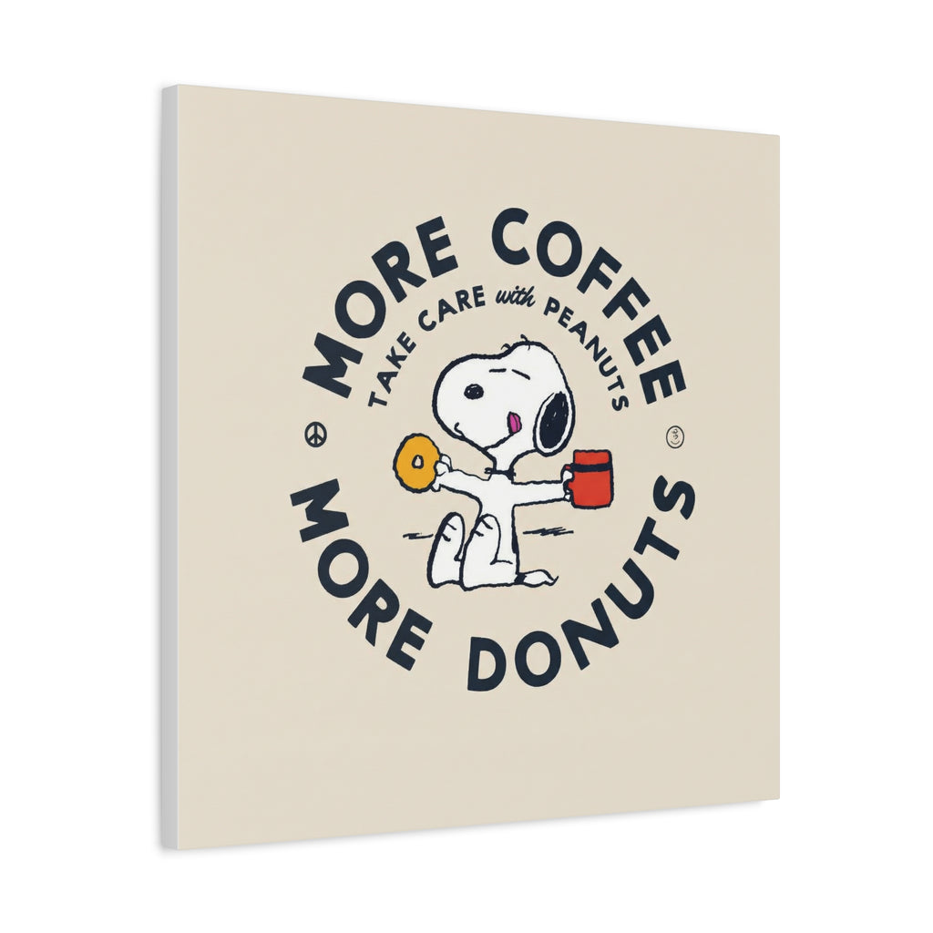 Coffee And Donuts Canvas