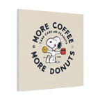 Coffee And Donuts Canvas