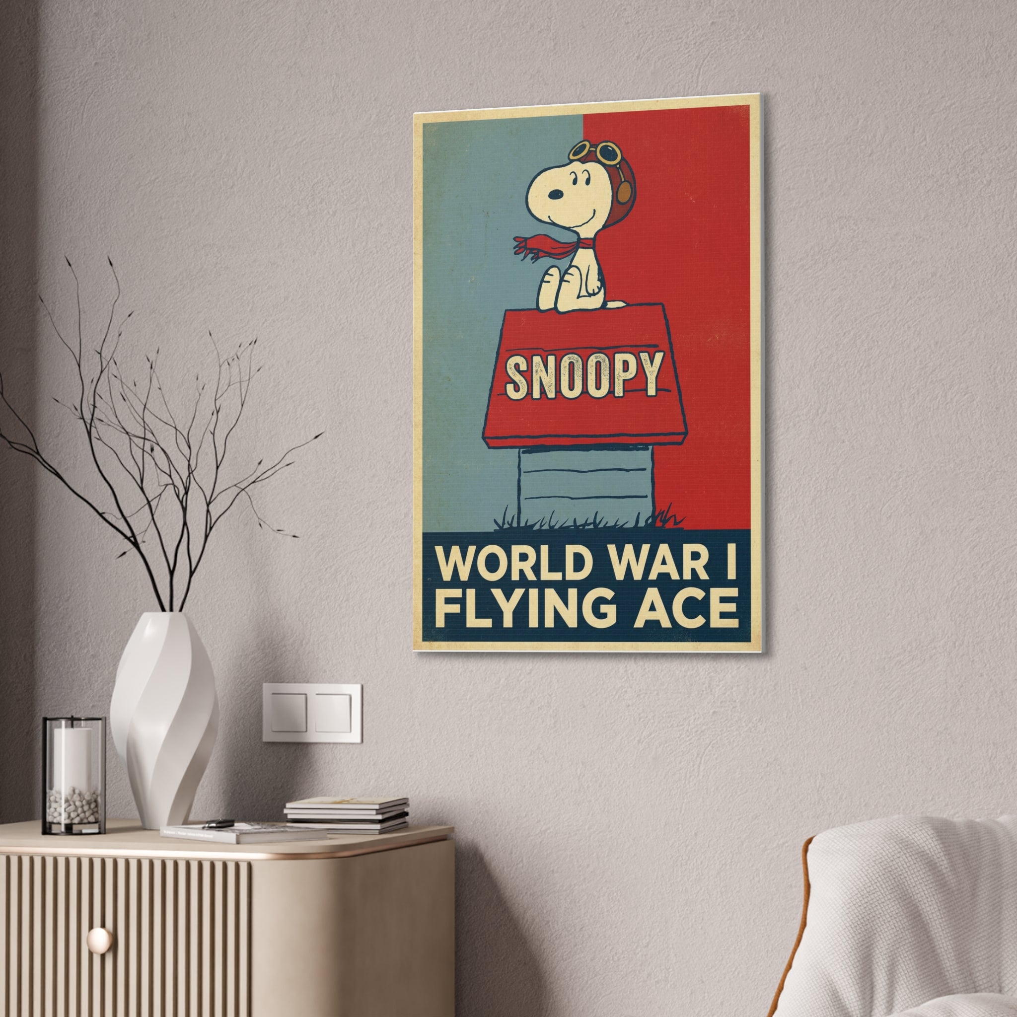 WWI Flying Ace Canvas