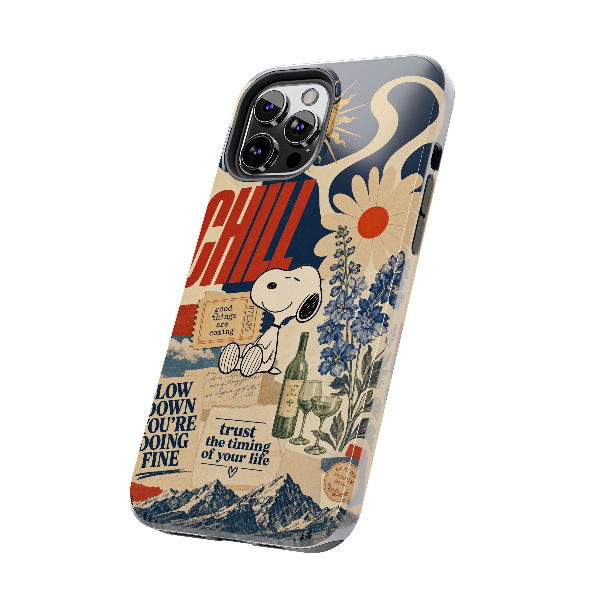 Snoopy Chill Collage Case