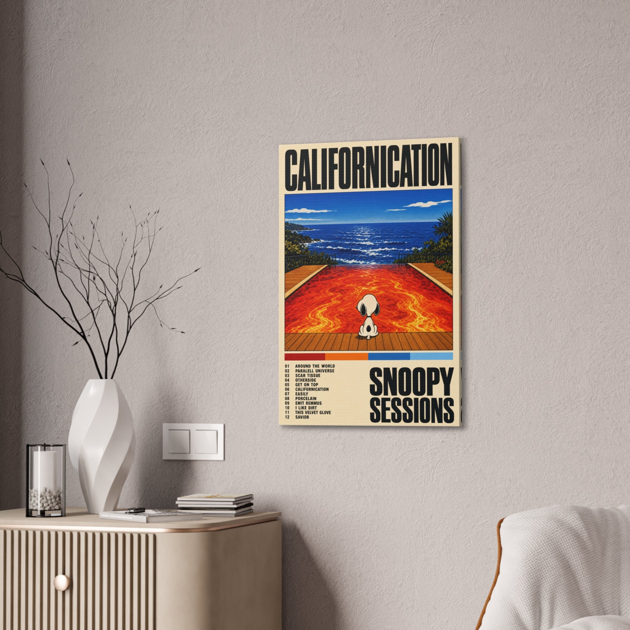 Californication Snoopy Sessions Canvas