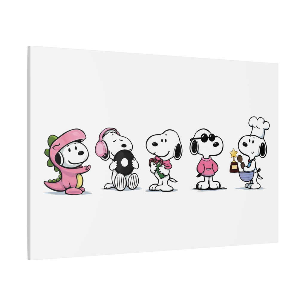 Snoopy Lineup Canvas
