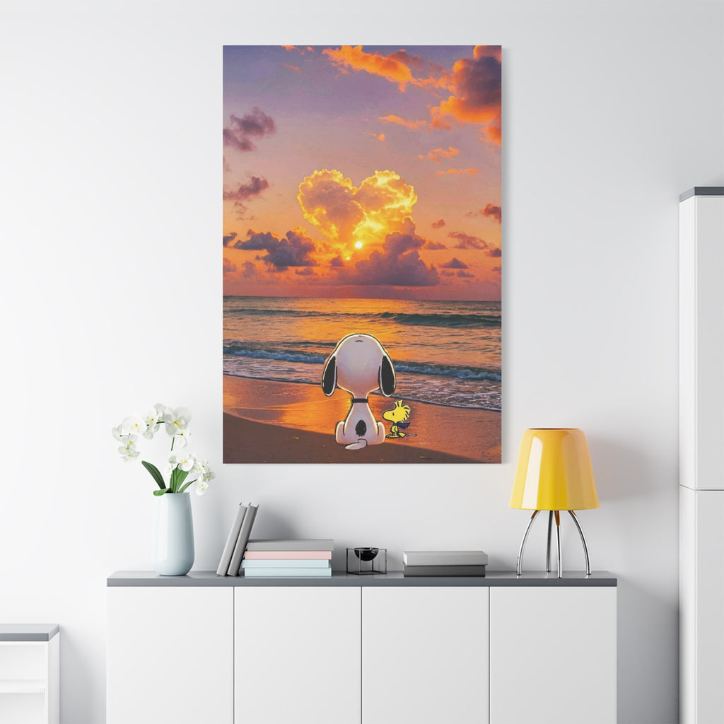 Woodstock Beach Sunset Canvas