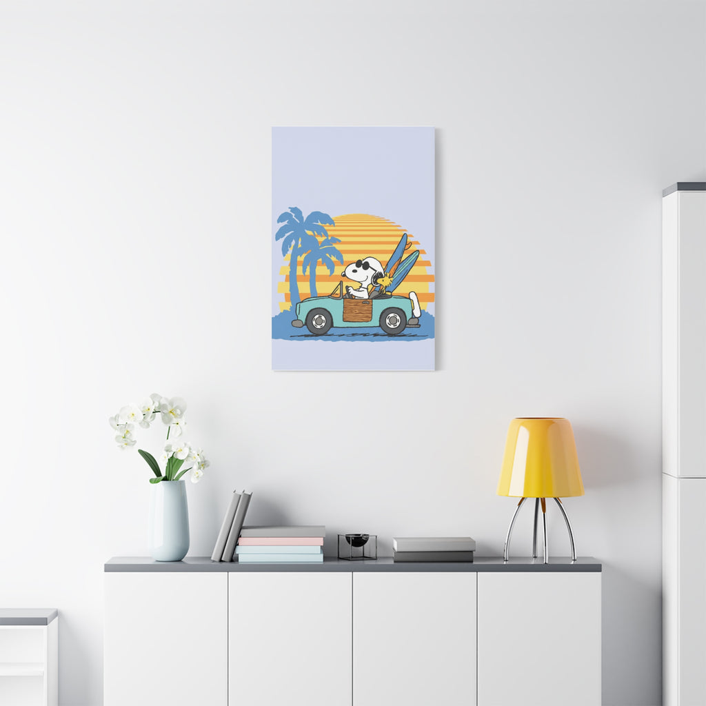Surfboard Car Canvas