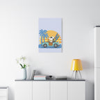 Surfboard Car Canvas