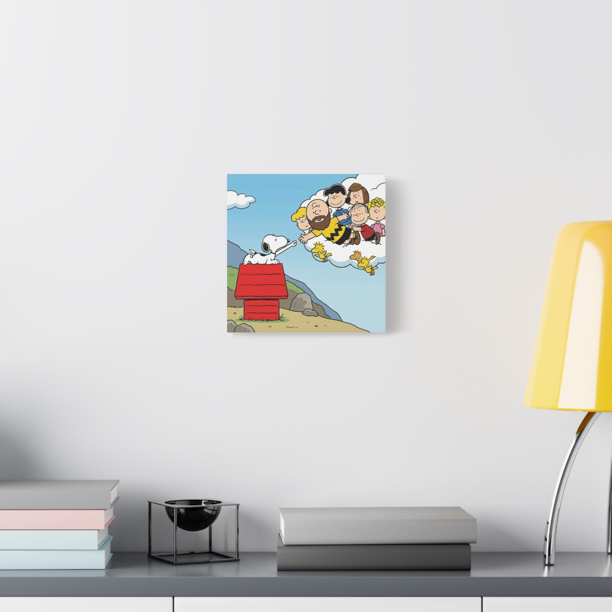 Snoopy Painting Reimagined Canvas
