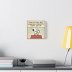 Snoopy Checklist Canvas