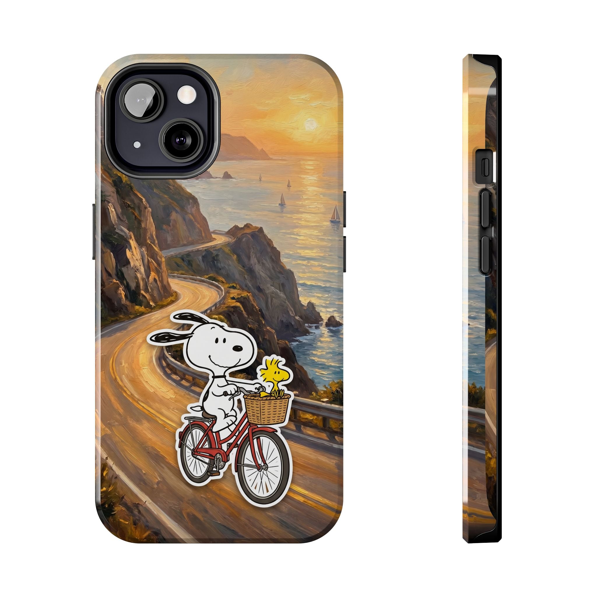 Snoopy Woodstock Bicycle Phone Case