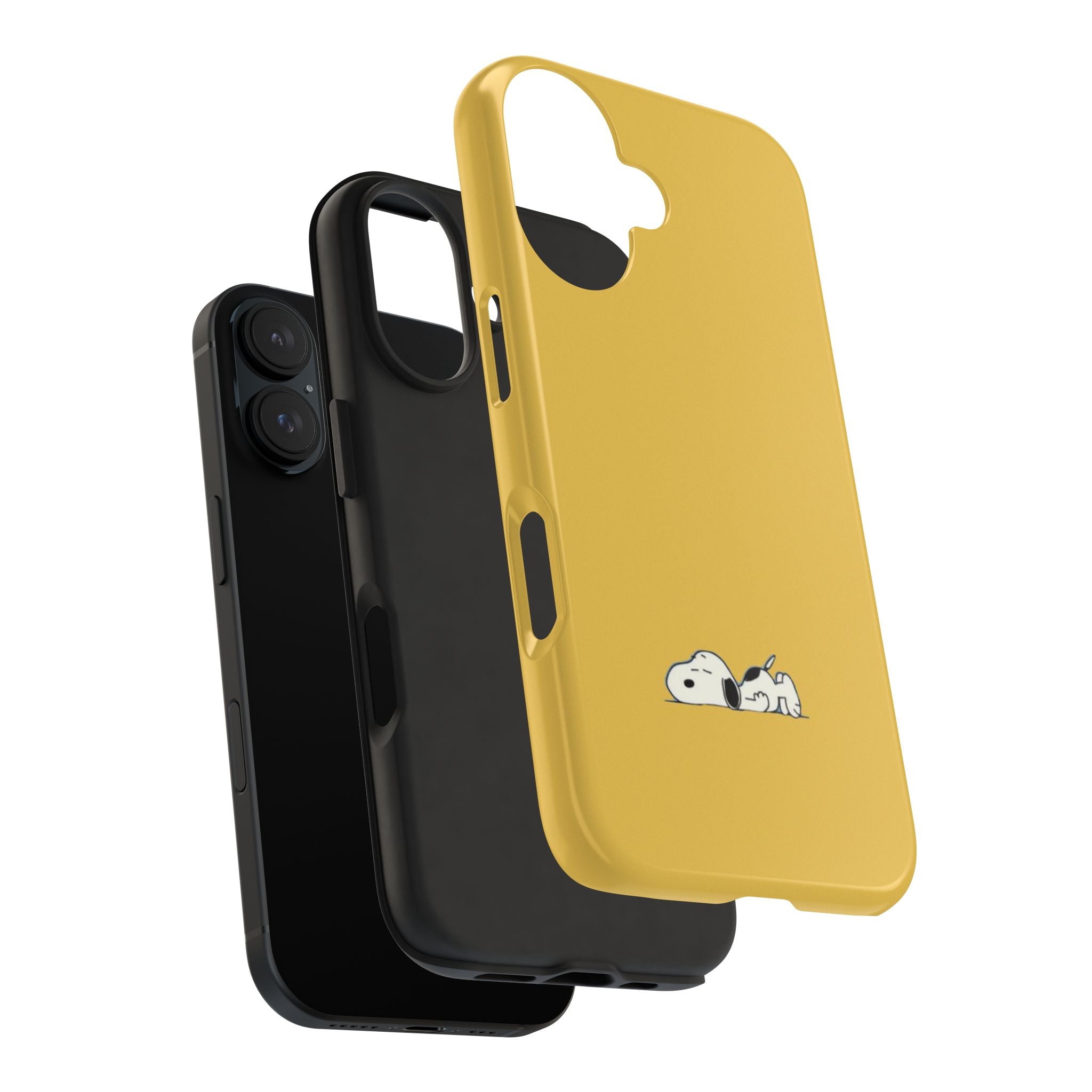 Sleeping Snoopy Yellow Phone Case
