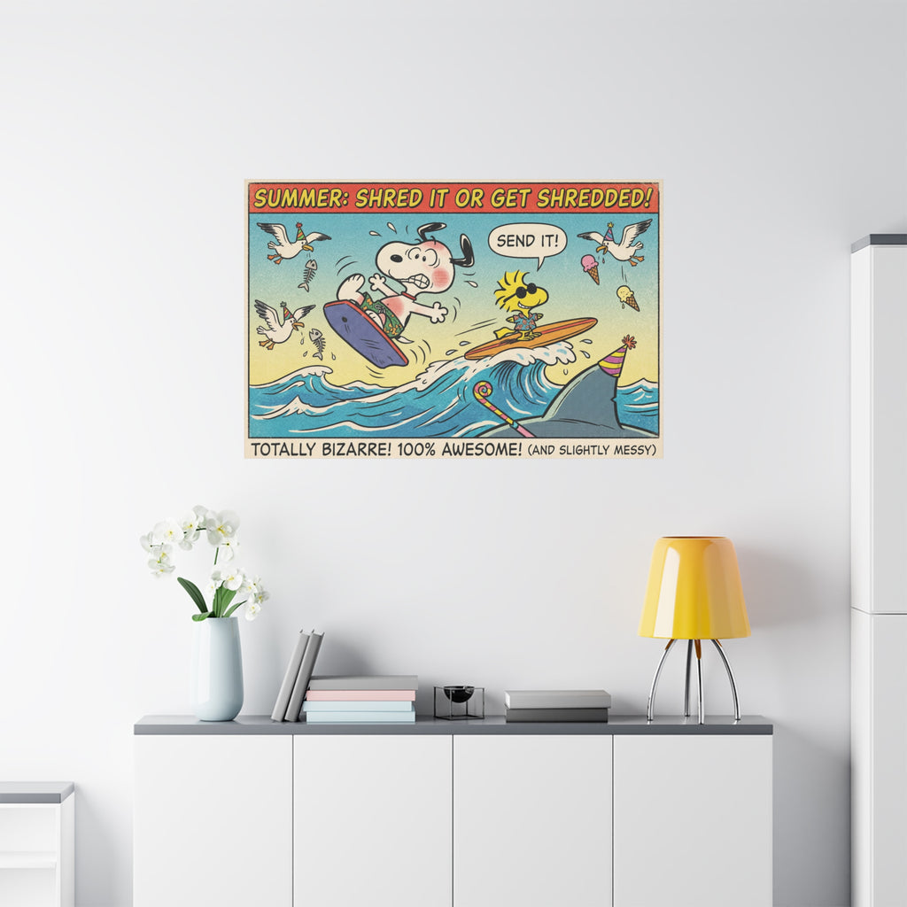 Shred It Surf Canvas