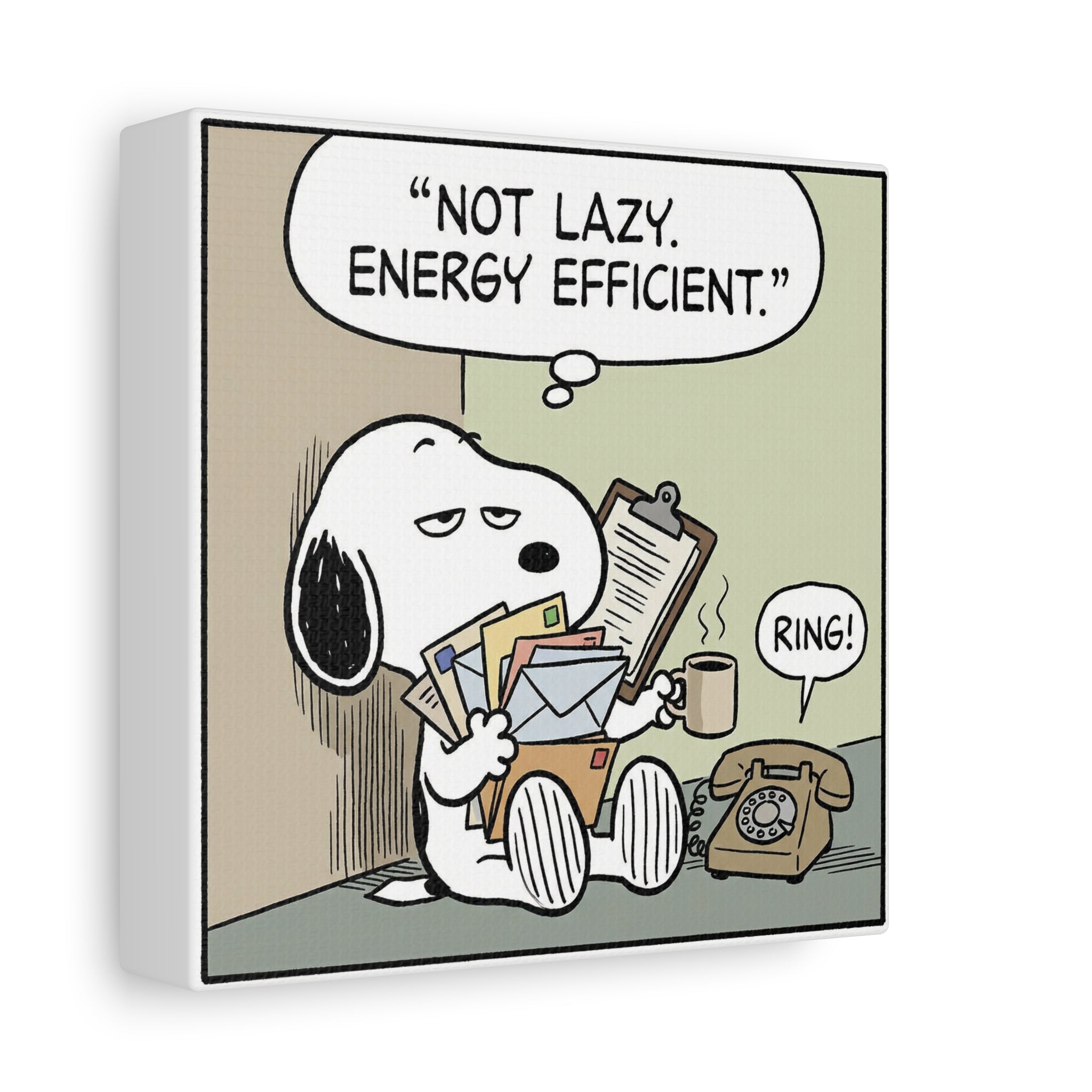 Energy Efficient Snoopy Canvas