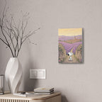 Snoopy in Lavender Fields Canvas